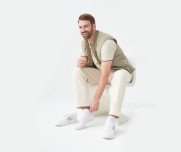 Мужские носки AKAR спортивные белый BEL-02A_W