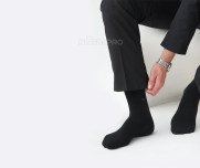 Мужские носки AKAR махровые черный BEL-04_B