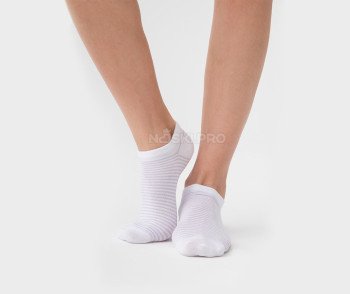 Женские носки AKAR спорт., Мульти белый, сиреневый BBL-02А_WP