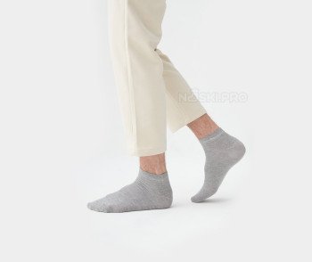 Мужские носки AKAR спортивные серый меланж BEL-02A_GM
