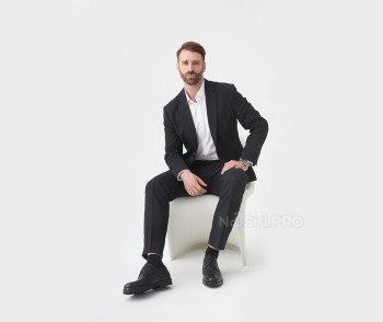 Мужские носки AKAR спортивные черный BEL-02A_В