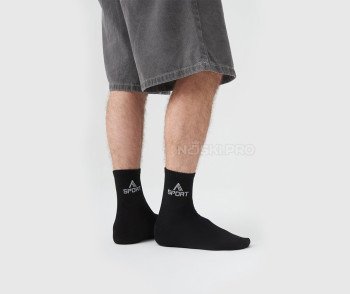 Унисекс носки AKAR Теннисные ASport черный BEL-05A_B