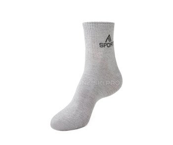 Унисекс носки AKAR Теннисные ASport серый меланж BEL-05A_GM