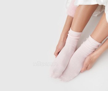 Женские носки AKAR с ослабленной резинкой светло-розовый DBL-06_LP