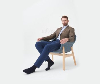 Мужские носки AKAR черный DEL-01_B