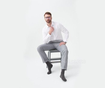 Мужские носки AKAR темно-серый DEL-01_DG