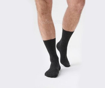 Мужские носки AKAR классические Бамбук-шерсть черный WL2.BEL-01_B