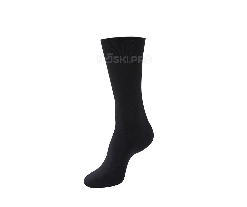 Мужские носки AKAR классические Бамбук черный B.BEL-01_B