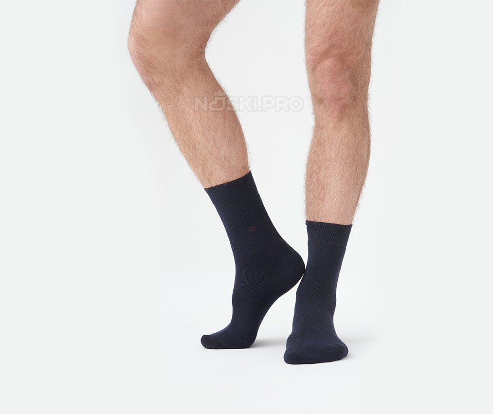Мужские носки AKAR махровые темно-синий BEL-04_DB