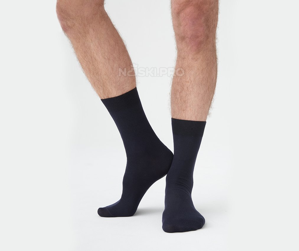 Мужские носки AKAR черный DEL-01_B