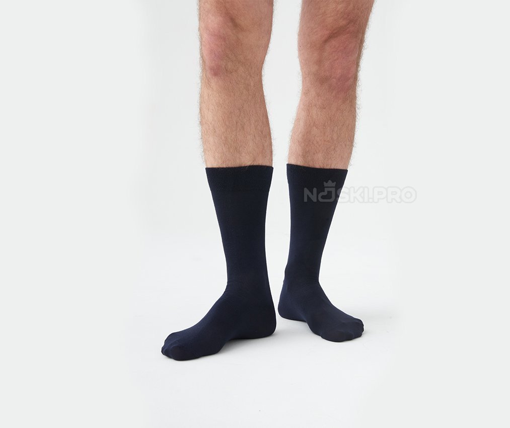 Мужские носки AKAR темно-синий DEL-01_DB