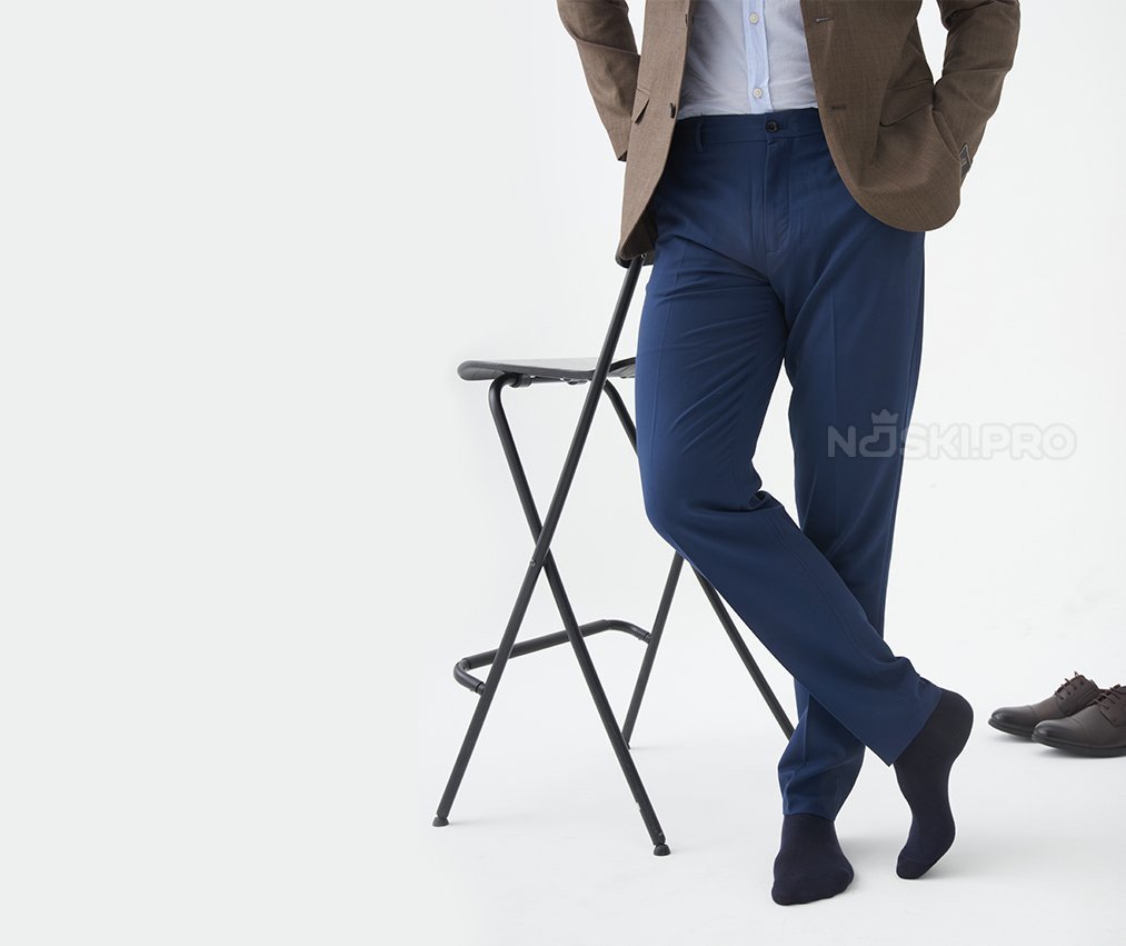 Мужские носки AKAR темно-синий DEL-01_DB