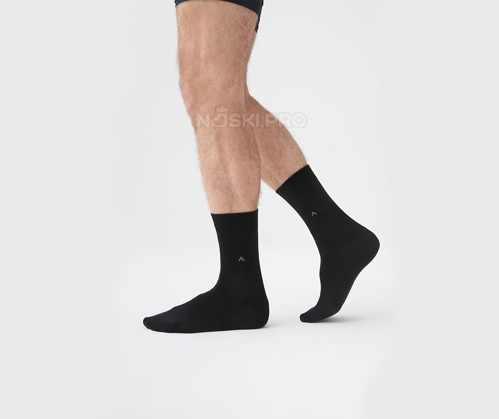 Мужские носки AKAR классические черный P.BEL-01_B